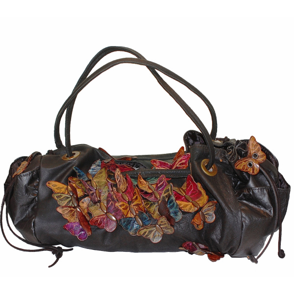 Bolso Extra Grande con apliques de mariposas